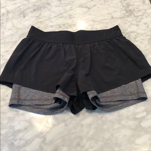Lululemon black shorts, size 6!